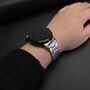 Edelstahl f�r Google Pixel Watch 4 / 3 45mm Butterfly Ersatz Schwarz