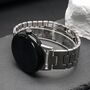 Edelstahl f�r Google Pixel Watch 4 / 3 45mm Butterfly Ersatz Silber