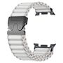Nylon Outdoor f�r Samsung Galaxy Watch 8 / 8 Classic Ersatzband Wei�