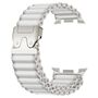 Nylon Outdoor f�r Samsung Galaxy Watch 8 / 8 Classic Ersatzband Wei�