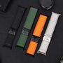 Nylon Outdoor f�r Samsung Galaxy Watch 8 / 8 Classic Ersatzband Orange