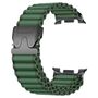 Nylon Outdoor f�r Samsung Galaxy Watch 8 / 8 Classic Ersatzband Gr�n