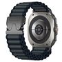 Nylon Outdoor f�r Samsung Galaxy Watch 8 / 8 Classic Ersatzband Grau