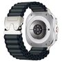 Nylon Outdoor f�r Samsung Galaxy Watch 8 / 8 Classic Ersatzband Grau