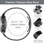 Aluminium f�r Google Pixel Watch 4 / 3 45mm Butterfly Ersatz Schwarz