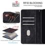Klapph�lle f�r Xiaomi Poco F8 Pro RFID Schutz mit Kartenfach Schwarz