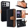 Klapph�lle f�r Xiaomi Poco F8 Ultra RFID Schutz mit Kartenfach Schwarz