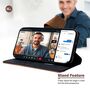 Klapph�lle f�r Xiaomi Poco F8 Ultra RFID Schutz mit Kartenfach Schwarz