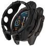 Armor TPU f�r Garmin Quatix 8 51mm AMOLED Schutz Halbabdeckung Schwarz
