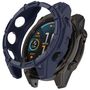 Armor TPU f�r Garmin Quatix 8 51mm AMOLED Schutz Halbabdeckung Blau