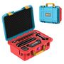 Transport Koffer Switch Hartschale Aufbewahrung Case Rot Blau