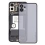 Backcover Kamera Rahmen Akkudeckel f�r Nothing Phone 1 Schwarz