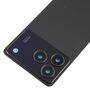 Backcover Kamera Rahmen Akkudeckel f�r ZTE Blade A76 4G Schwarz