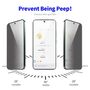 Privacy 2x f�r Motorola Moto G17 / G15 / Power 9H Hartglas Blickschutz