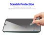 Privacy 2x f�r Motorola Moto G17 / G15 / Power 9H Hartglas Blickschutz