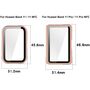+ Schutzglas f�r Huawei Band 11 / 11 NFC Kunststoff 9H Matt Schwarz