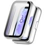 + Schutzglas f�r Huawei Band 11 / 11 NFC Kunststoff 9H Silber