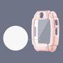 + Schutzglas f�r Imoo Watch Phone Z10 Full Cover Case Rosa