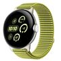 Nylon f�r Google Pixel Watch 4 / 3 45mm Klettverschluss Band Gr�n