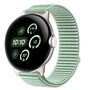 Nylon f�r Google Pixel Watch 4 / 3 45mm Klettverschluss Band T�rkis