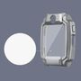 + Schutzglas f�r Imoo Watch Phone Z11 Full Cover Case Grau