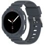 mit TPU H�lle f�r Samsung Galaxy Watch 8 40mm 2 in 1 Band Case Grau