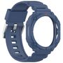 mit TPU H�lle f�r Samsung Galaxy Watch 8 40mm 2 in 1 Band Case Blau