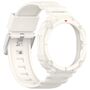 mit TPU H�lle f�r Samsung Galaxy Watch 8 40mm 2 in 1 Band Case Beige