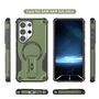 MagSafe Armor f�r Samsung Galaxy S26 Ultra mit Halterung Gr�n