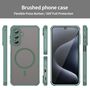 MagSafe f�r Samsung Galaxy A17 5G TPU Hybrid Kameraschutz Matt Gr�n