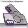 MagSafe f�r Samsung Galaxy A17 5G TPU Hybrid Kameraschutz Matt Lila