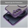 MagSafe f�r Samsung Galaxy A17 5G TPU Hybrid Kameraschutz Matt Lila