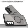 MagSafe f�r Samsung Galaxy A56 5G TPU Hybrid Kameraschutz Matt Schwarz