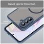 MagSafe f�r Samsung Galaxy A56 5G TPU Hybrid Kameraschutz Matt Blau