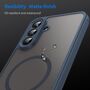 MagSafe f�r Samsung Galaxy A56 5G TPU Hybrid Kameraschutz Matt Blau