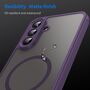 MagSafe f�r Samsung Galaxy A56 5G TPU Hybrid Kameraschutz Matt Lila