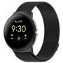 Edelstahl f�r Google Pixel Watch 4 / 3 / 2 41mm Magnet Band Schwarz