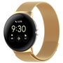 Edelstahl f�r Google Pixel Watch 4 / 3 / 2 41mm Magnet Band Gold
