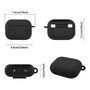 Schutz H�lle Case f�r AirPods Pro 3 Silikon H�lle mit Karabiner Soft Touch 360-