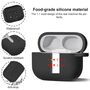 Schutz H�lle Case f�r AirPods Pro 3 Silikon H�lle mit Karabiner Soft Touch 360-