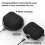 Schutz H�lle Case f�r AirPods Pro 3 Silikon H�lle mit Karabiner Soft Touch 360-