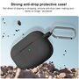 Schutz H�lle Case f�r AirPods Pro 3 Silikon H�lle mit Karabiner Soft Touch 360-