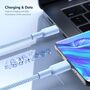 USB C Kabel 60W Schnellladekabel Nylon geflochten 2 Meter Wei�