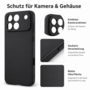 + Schutzglas f�r Honor Win 5G 2 in 1 Set Cover + 9H Hartglas Schwarz