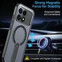MagSafe f�r Xiaomi Poco F8 Pro Honeycomb Design K�hlend Cover Schwarz