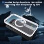 MagSafe f�r Xiaomi Poco F8 Pro Honeycomb K�hlend Cover Transparent