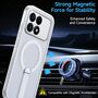 MagSafe f�r Xiaomi Poco F8 Pro Honeycomb K�hlend Cover Transparent