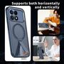 MagSafe f�r Xiaomi Poco F8 Pro Honeycomb Design K�hlend Cover Blau