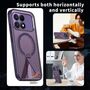 MagSafe f�r Xiaomi Poco F8 Pro Honeycomb Design K�hlend Cover Lila