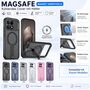 MagSafe Magnet Handyh�lle f�r Xiaomi Modelle k�hlendes Cover mit Halter Hardcase
